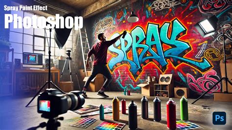 Image result for Photoshop Tutorial Spray-Paint Effect