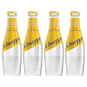 Schweppes Indian Tonic Water Pack of 4 Bottle, 4 x 200 ml : Amazon.in ...