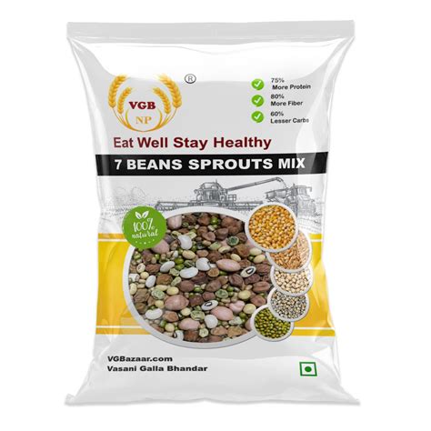 VGBNP Natural & Healthy 7 Beans Sprout Mix (Sprouting mix) Sprout bean ...