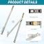 Unique Bargains 2pcs Casement Window Hinges 12Inch 304 Stainless Steel ...