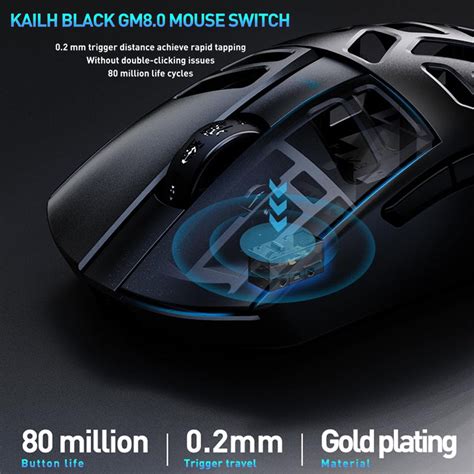DAREU A950 Pro Magnesium Alloy 4K Tri Mode Wireless Gaming Mouse ...