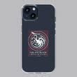 fire and blood game of thrones premium transparent case