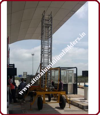 Aluminium Telescopic Tower Ladder in Hyderabad-A TO Z TRADERS, Tiltable ...