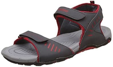 Lotto Men Sports Sandals Grey/Red 6 UK/India (40 EU) (GT8130-6/GV7150 ...
