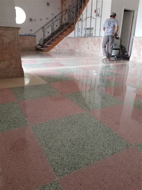 Terrazzo Restoration - Polished Concrete & Micro Topping in Miami