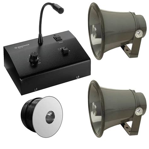 Buy Desktop Public Address Announcement System with Outdoor Tannoy ...