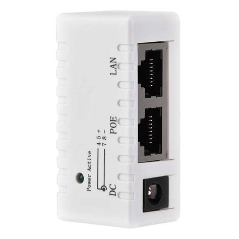 Buy Tosuny 48V POE Injector Adapter 2 Port 10/100 Mbps POE Splitter ...