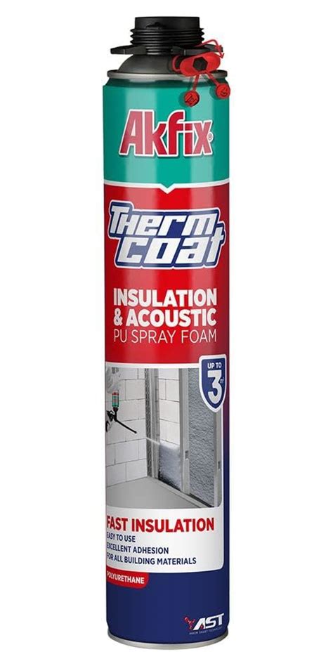 Buy Akfix Thermcoat Closed Cell Spray Foam Insulation 20 Board Feet ...