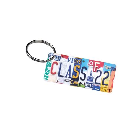 Rustic Apple Art Class of 2022 License Plate Keychain, Class of 22 ...