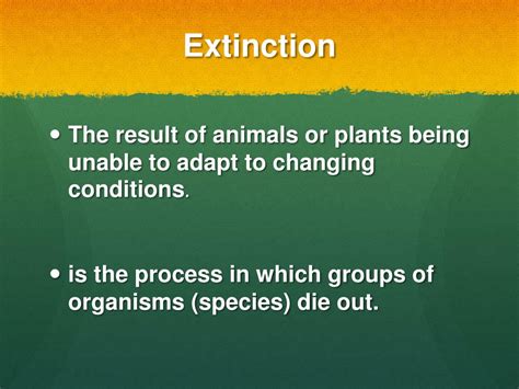 Image result for Extinction Process