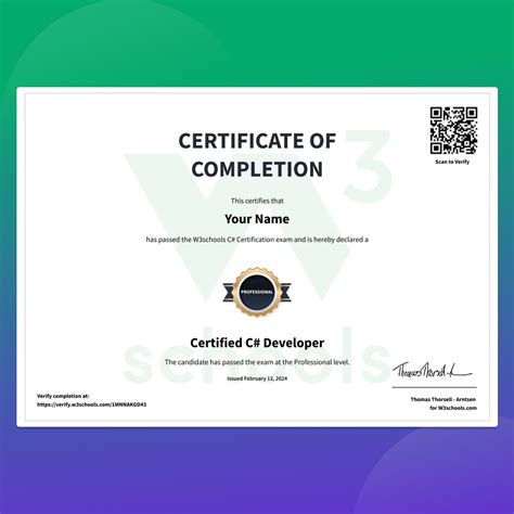 Python Certification Exam — W3Schools.com