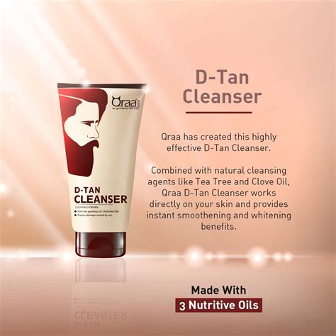 Buy QRAA MEN DE TAN CLEANSER FOR MEN 100 GM Online & Get Upto 60% OFF ...