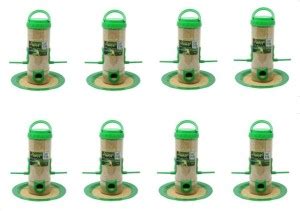 AMIJIVDAYA Medium Bird Feeder With Holding Handle Pack of 8 Window Bird ...