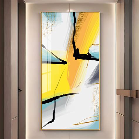 Color Strokes Premium Acrylic Vertical Wall Art - The Next Decor