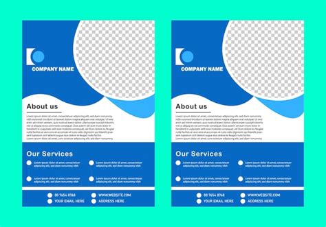 Corporate and business flyer design template | Premium Vector