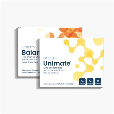 Feel Great pack: Natural Lemon Unimate + Natural Orange Balance