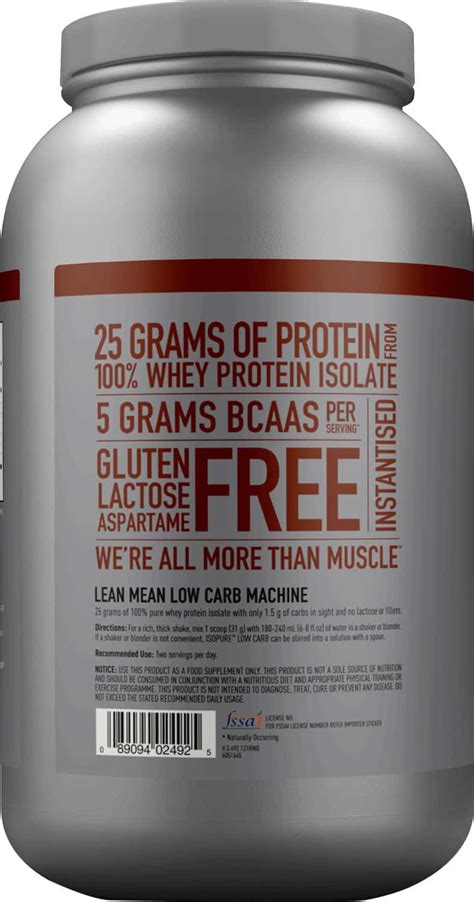 Buy ISOPURE LOW CARB 100% WHEY PROTEIN ISOLATE POWDER - 3 LBS 1.36 KG ...