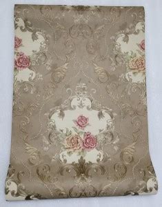 GRAH PRAVESH Floral & Botanical Brown Wallpaper Price in India - Buy ...