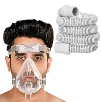 Synocare Cpap Bipap Mask & Hose Pipe Combo for bipap Machine cpap ...