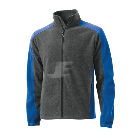 Mens Full Zip Grey Fleece Jacket