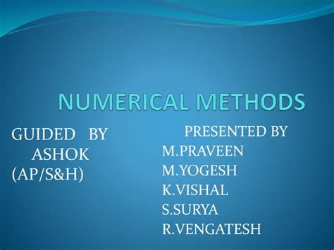 Image result for Using Numerical Method