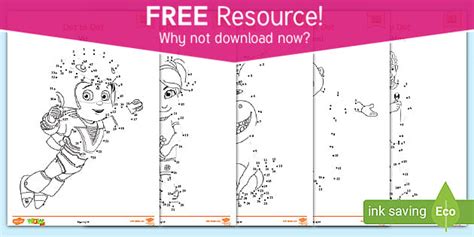 FREE! - Vir the Robot Boy: Dot to Dot Sheets (teacher made)