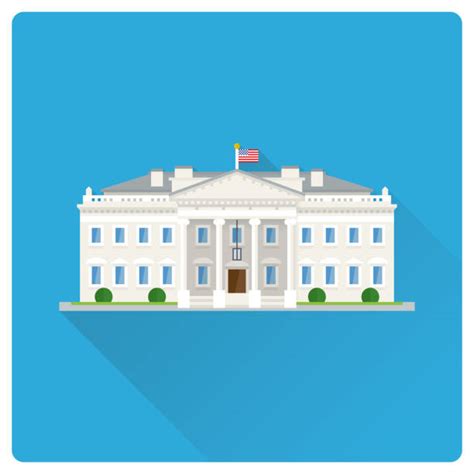 White House Washington Dc Illustrations, Royalty-Free Vector Graphics ...