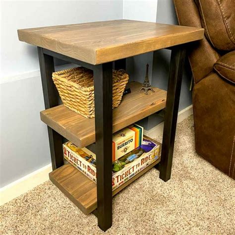 Rustic End Table Plans