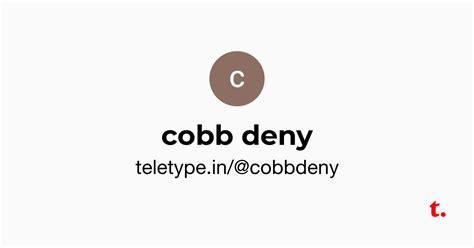 cobb deny — Teletype