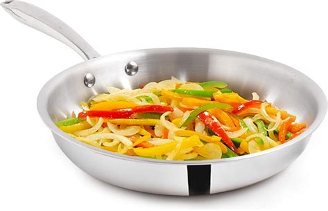 Buy Hawkins 24 cm Frying Pan, Triply Stainless Steel Fry Pan with Glass ...