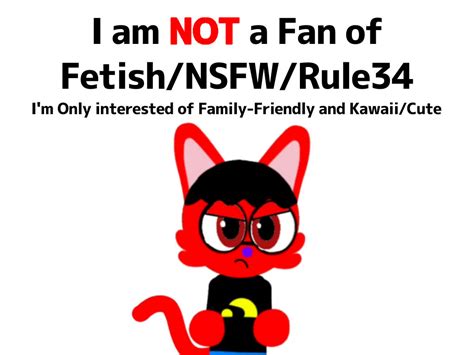 I am NOT a Fan of Fetish/NSFW/Rule34 by LesageTheSecond on DeviantArt