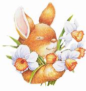 Image result for Cute Bunny Painting