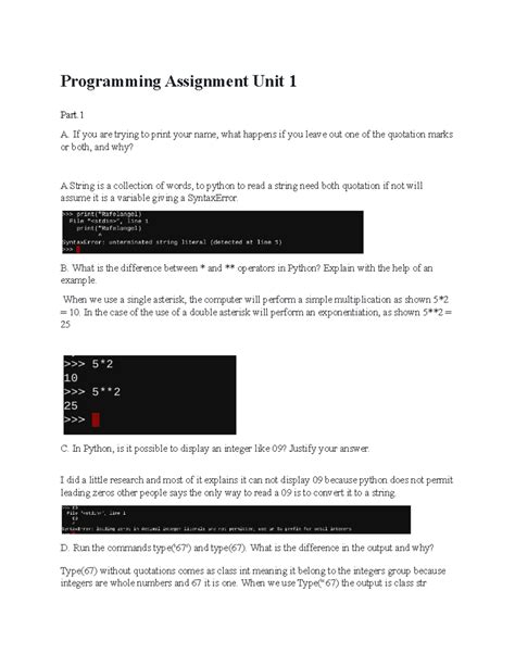 Image result for Programming Assignment 1