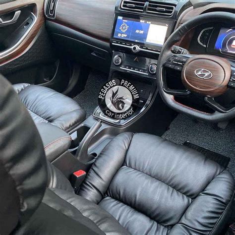 Hyundai Alcazar Interior Modification in Black - Pegasus Premium – Car ...