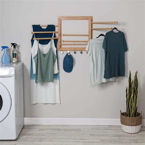 Amazon.com: Honey-Can-Do Wall-Mounted Swivel Clothes Drying Rack DRY ...