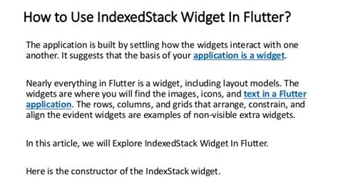 Image result for Indexed Stack Flutter