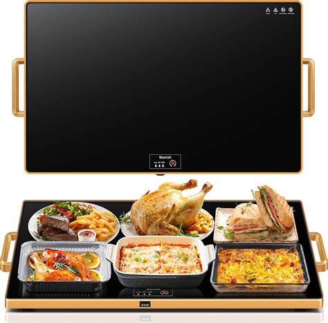 Electric Warming Tray (XXL 32”x18”)，Food Warmers for Parties Buffet ...