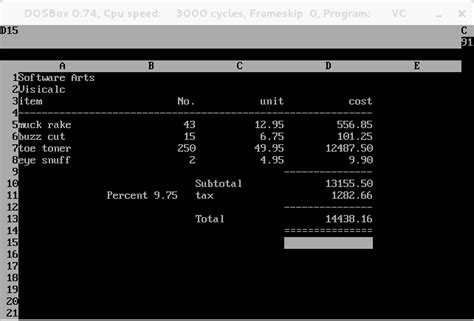Image result for VisiCalc Demo