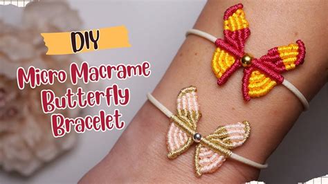 Image result for Macrame Butterfly Bracelet Tutorial