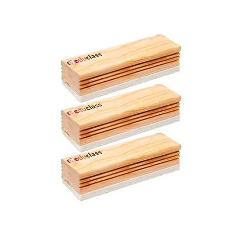 EDUCLASS Primium Wooden Whiteboard Marker Duster, Blackboard Duster ...