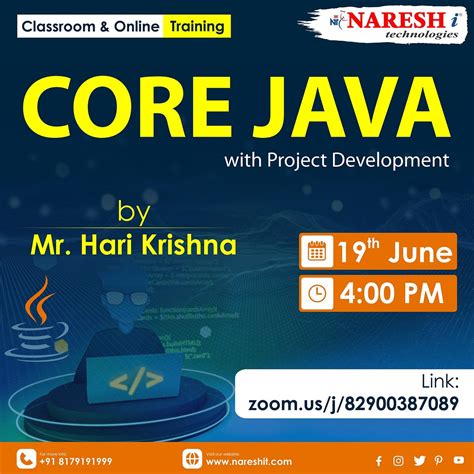 Image result for Naresh It Core Java Training Online