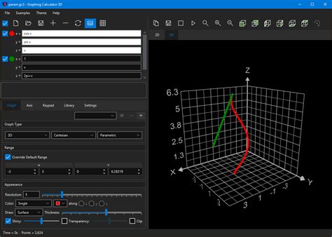 Graphing Vector Valued Function 的图像结果