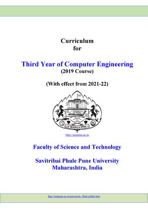 TE Computer Engineering Syllabus 2015 Course - Faculty of Engineering ...