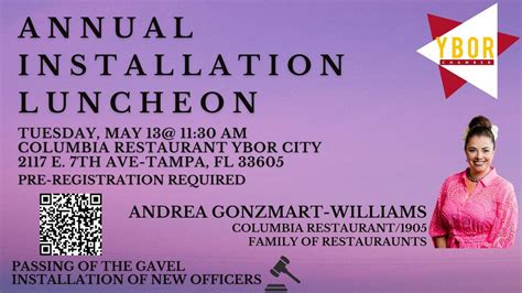 Ybor Chamber Annual Installation Luncheon-May 13, 2025, Columbia ...