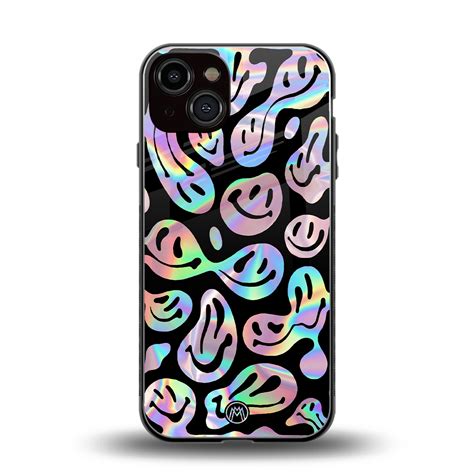 Acid Smiles Chromatic Edition Phone Cover for Iphone 13 | Glass Case ...