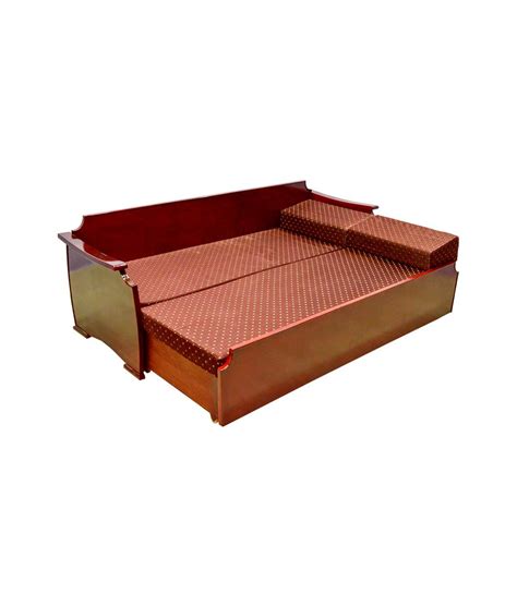 Tajfurn Dura Wooden Sofa Cum Bed, 6'X4' : Amazon.in: Home & Kitchen