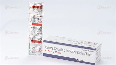 C tax O XL | Anti-infective | URTI and LRTI