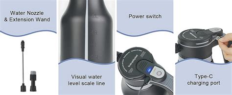 Cyrox Auto Foam Sprayer, 2L Capacity, C Pin, Adjustable Nozzle, Multi ...