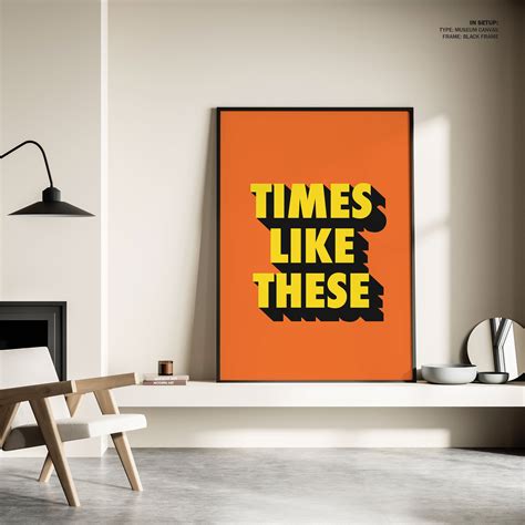 Buy Times Like These, Motivational Posters Online at Best Price India ...