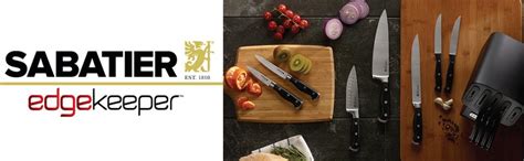 Buy Sabatier EdgeKeeper Pro 12-Piece Forged Triple Rivet Knife Block ...